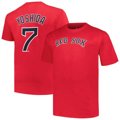 Masataka Yoshida Boston Red Sox Big & Tall Name & Number T-Shirt - MLB