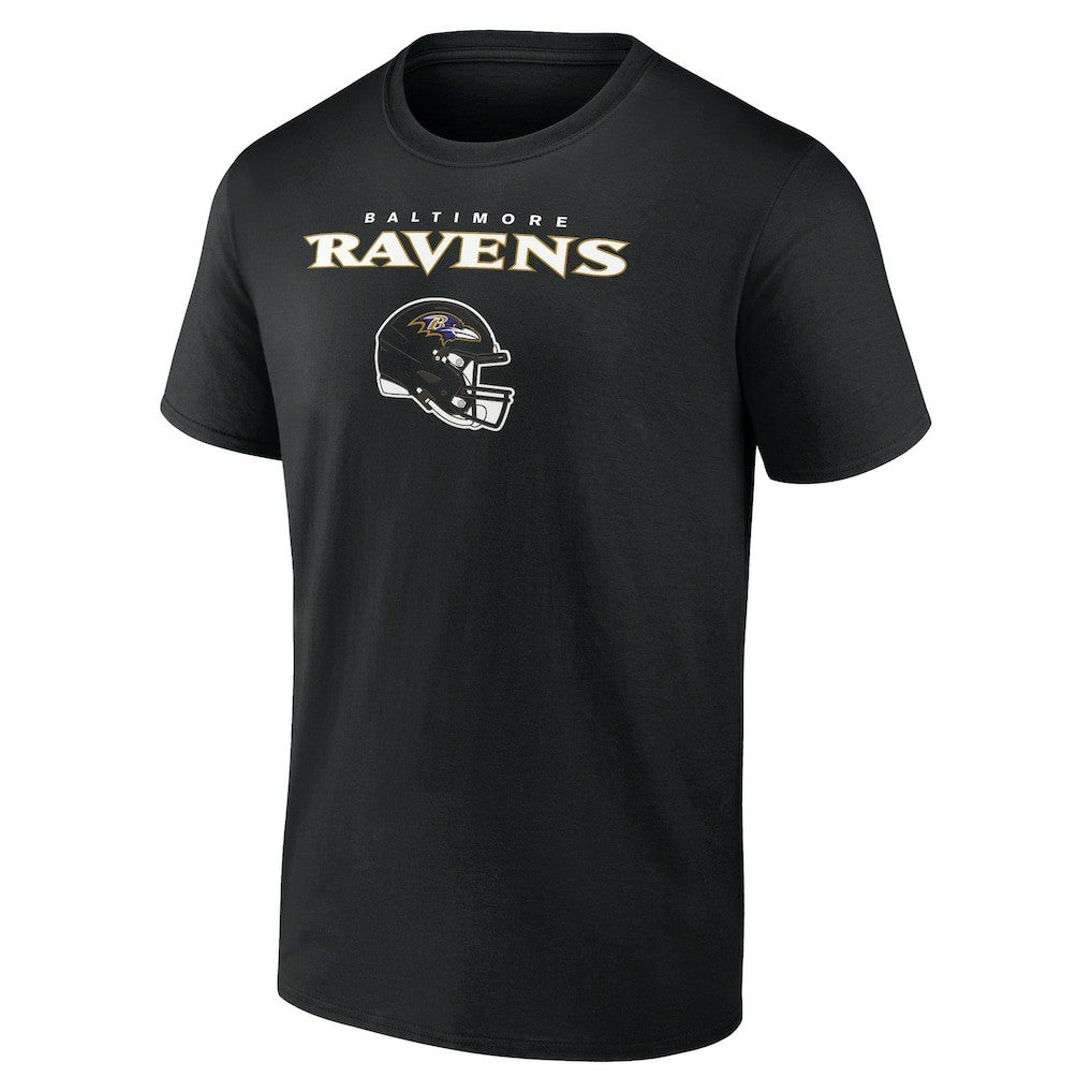 Lamar Jackson Baltimore Ravens Team Wordmark Name & Number T-Shirt Black | NFL