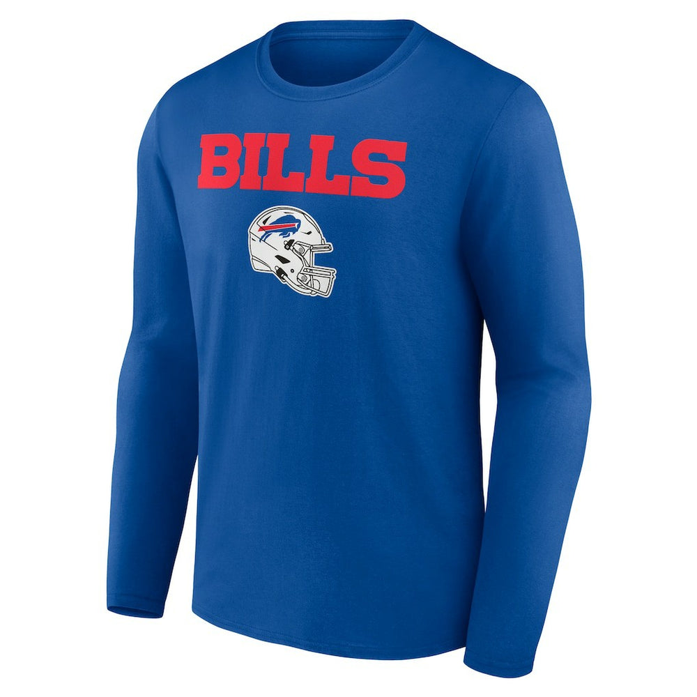 Josh Allen Buffalo Bills Team Wordmark Long Sleeve T-Shirt Royal | NFL