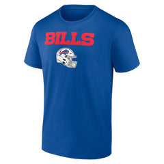 Josh Allen Buffalo Bills Team Wordmark Name & Number T-Shirt Royal | NFL
