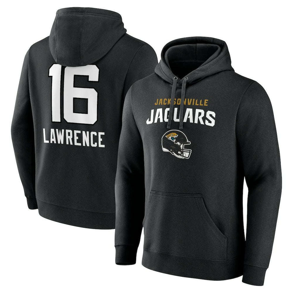 Trevor Lawrence Jacksonville Jaguars Team Wordmark Pullover Hoodie Black | NFL