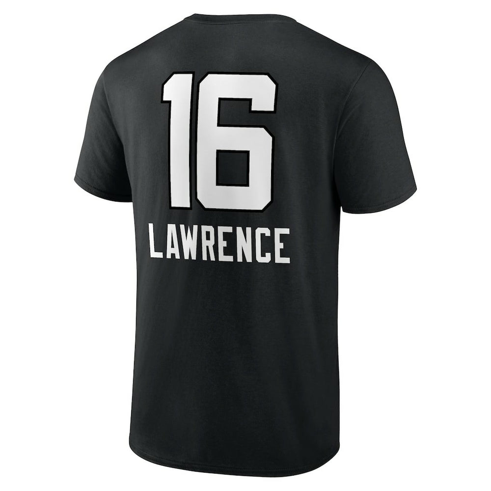 Trevor Lawrence Jacksonville Jaguars Team Wordmark Name & Number T-Shirt Black | NFL
