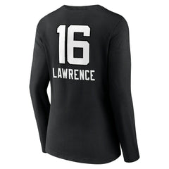 Trevor Lawrence Jacksonville Jaguars Women's Team Wordmark Long Sleeve V-Neck T-Shirt Black | NFL