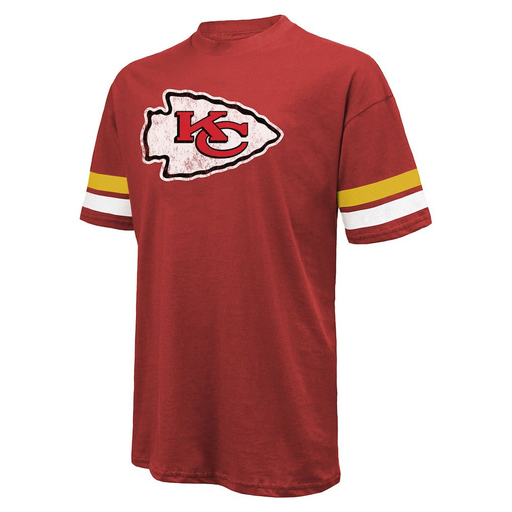Patrick Mahomes Kansas City Chiefs Majestic Threads Name & Number Oversize Fit T-Shirt Red | NFL