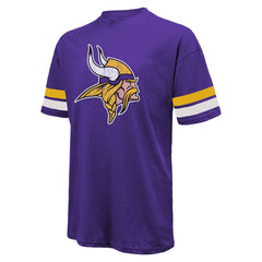 Justin Jefferson Minnesota Vikings Majestic Threads Name & Number Oversized Fit T-Shirt Purple | NFL
