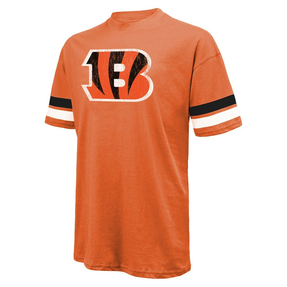 Joe Burrow Cincinnati Bengals Majestic Threads Name & Number Oversize Fit T-Shirt Orange | NFL