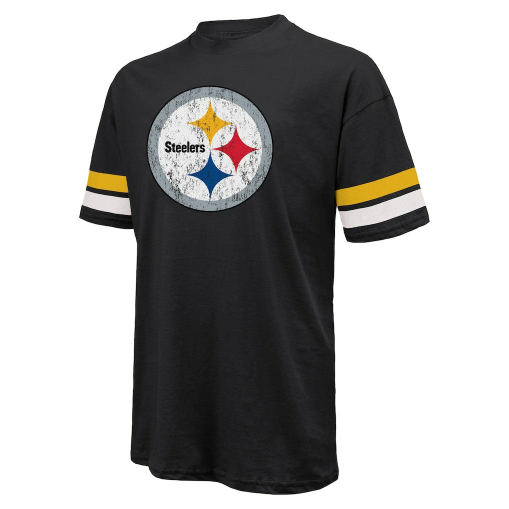 T.J. Watt Pittsburgh Steelers Majestic Threads Name & Number Oversize Fit T-Shirt Black | NFL