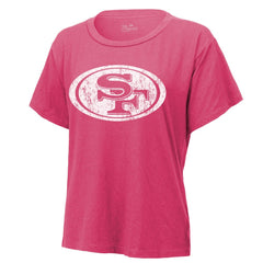 Christian McCaffrey San Francisco 49ers Majestic Threads Women's Name & Number T-Shirt Pink | NFL
