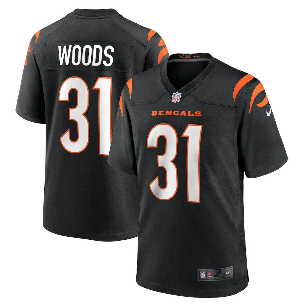 Ickey Woods Cincinnati Bengals Retired Player Game Jersey Black | Nike for Sale
