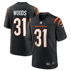 Ickey Woods Cincinnati Bengals Retired Player Game Jersey Black | Nike for Sale