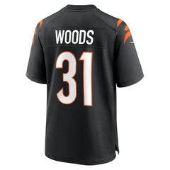 Ickey Woods Cincinnati Bengals Retired Player Game Jersey Black | Nike for Sale