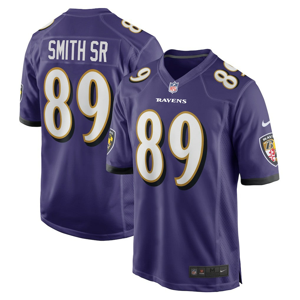 Steve Smith Sr. Baltimore Ravens Retired Player Game Jersey Purple | Nike for Sale
