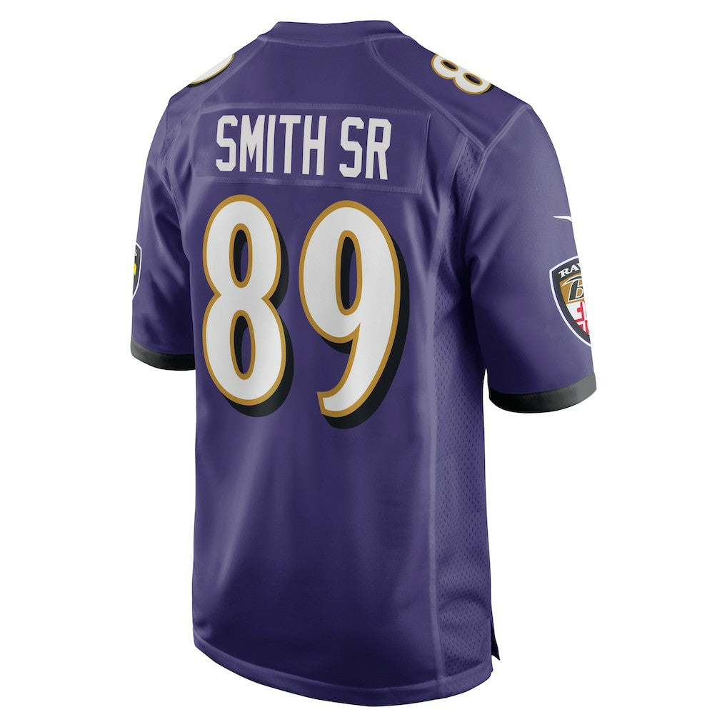 Steve Smith Sr. Baltimore Ravens Retired Player Game Jersey Purple | Nike for Sale