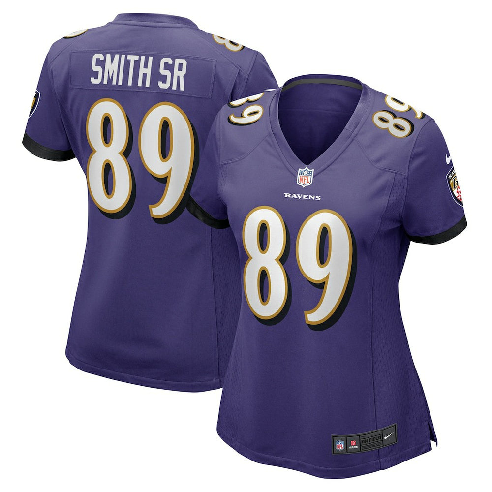 Steve Smith Sr. Baltimore Ravens Women's Retired Player Game Jersey Purple | Nike for Sale