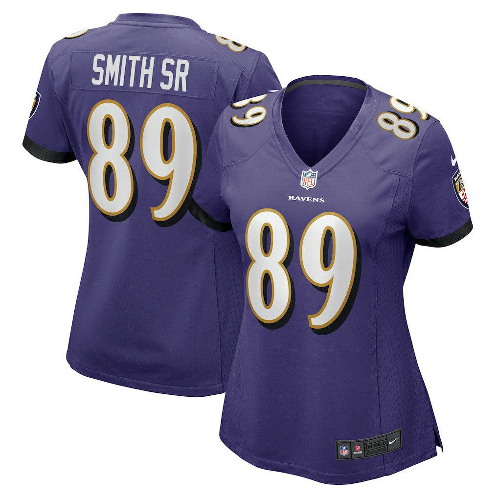 Steve Smith Sr. Baltimore Ravens Women's Retired Player Game Jersey Purple | Nike for Sale