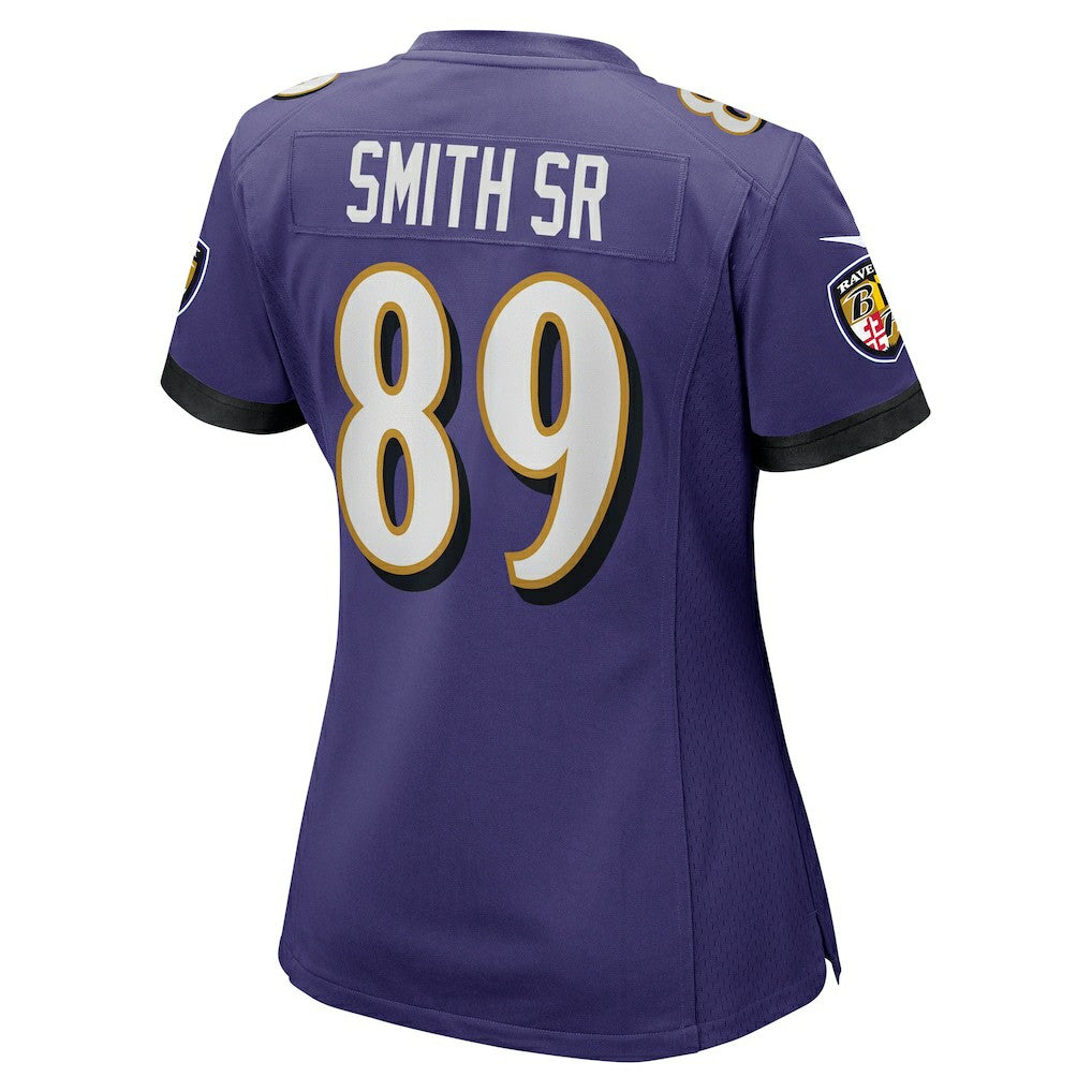 Steve Smith Sr. Baltimore Ravens Women's Retired Player Game Jersey Purple | Nike for Sale