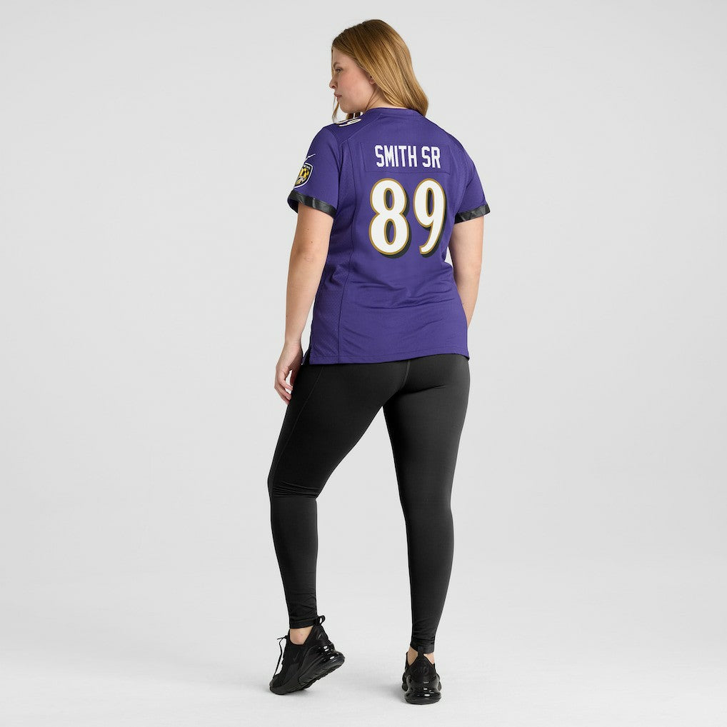 Steve Smith Sr. Baltimore Ravens Women's Retired Player Game Jersey Purple | Nike for Sale