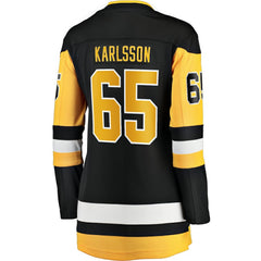 Erik Karlsson Pittsburgh Penguins Fanatics Women's Home Breakaway Jersey - Black - NHL