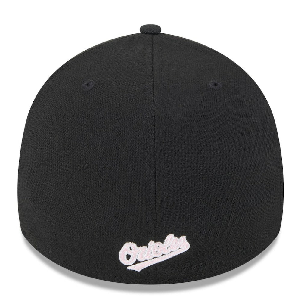 New Era  Baltimore Orioles  Black 2024 Mother's Day 39THIRTY Flex Hat Hats - MLB