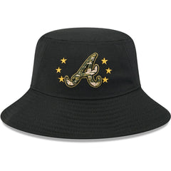 Atlanta Braves New Era 2024 Armed Forces Day Bucket Hat - MLB