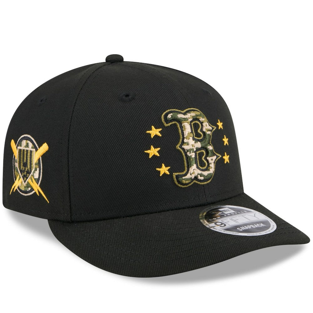 Boston Red Sox New Era 2024 Armed Forces Day Low Profile 9FIFTY Snapback Hat - MLB