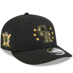 Colorado Rockies New Era 2024 Armed Forces Day Low Profile 9FIFTY Snapback Hat - MLB