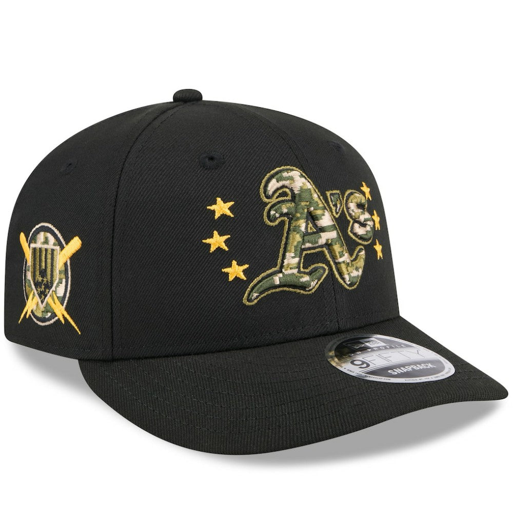 Athletics New Era 2024 Armed Forces Day Low Profile 9FIFTY Snapback Hat - MLB