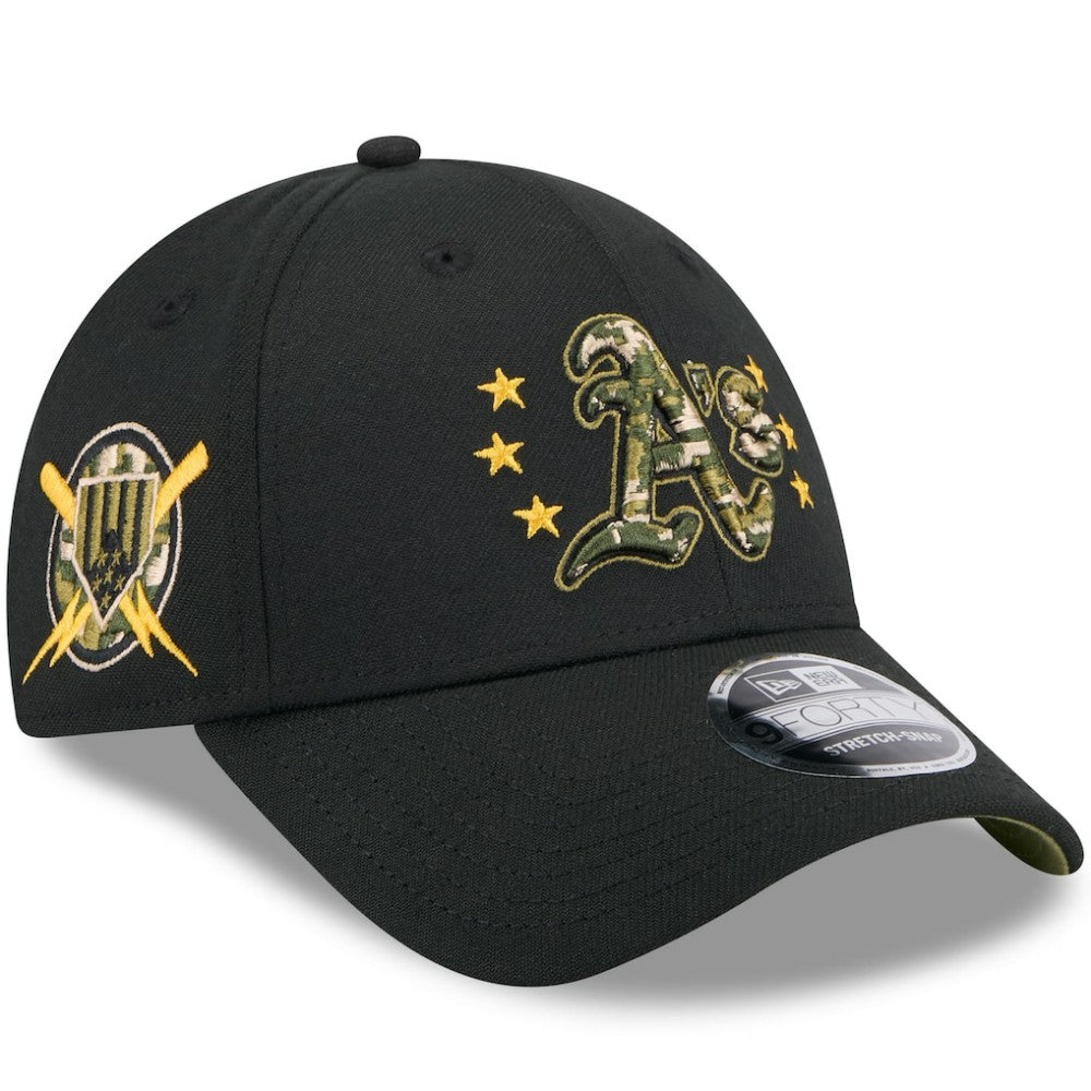 Athletics New Era 2024 Armed Forces Day 9FORTY Adjustable Hat - MLB