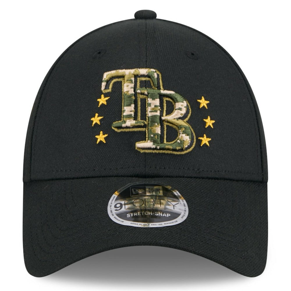 Tampa Bay Rays New Era 2024 Armed Forces Day 9FORTY Adjustable Hat - MLB
