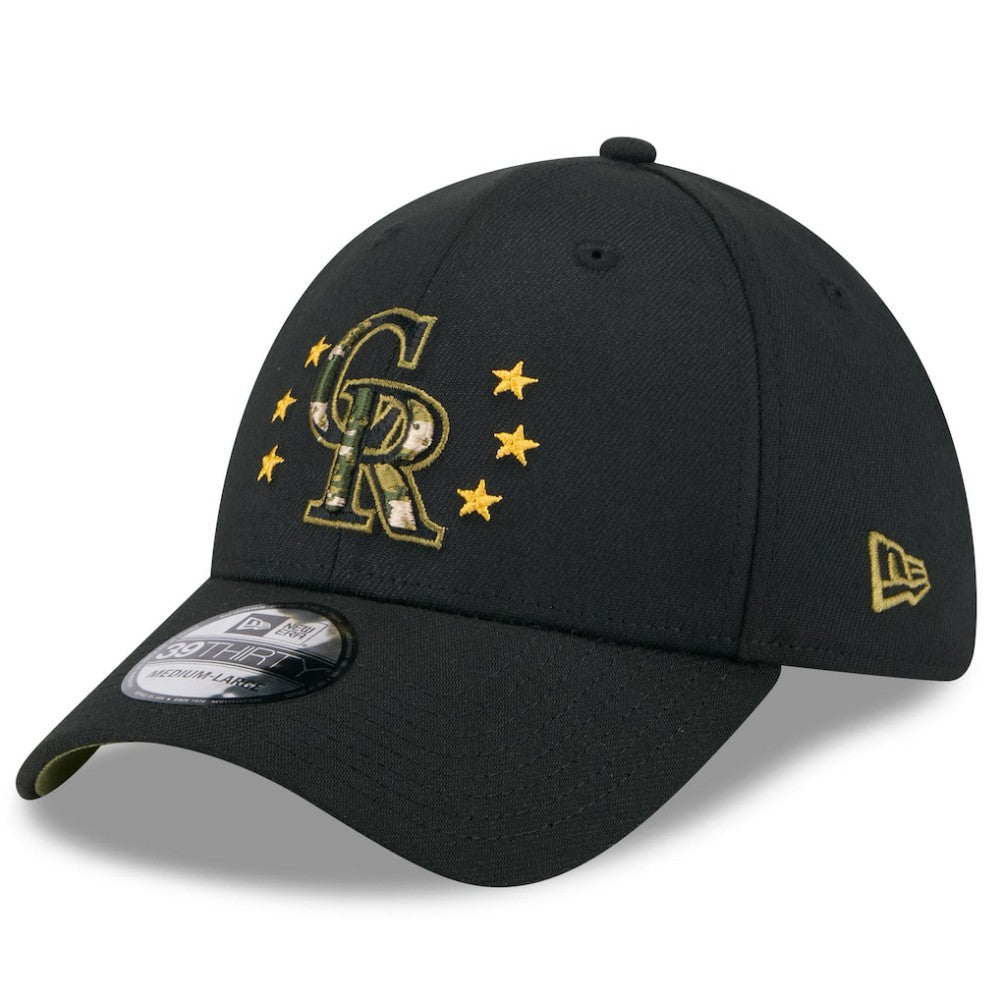 Colorado Rockies New Era 2024 Armed Forces Day 39THIRTY Flex Hat - MLB