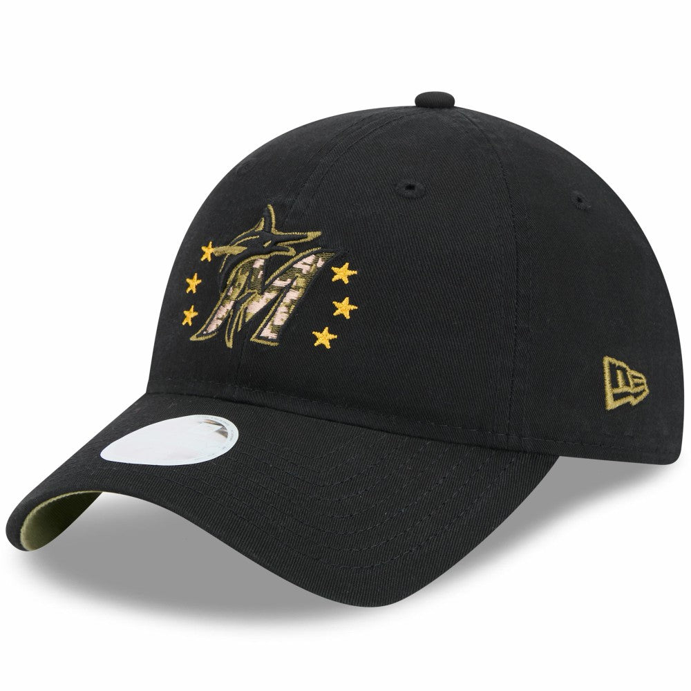Miami Marlins New Era Women's 2024 Armed Forces Day 9TWENTY Adjustable Hat - MLB
