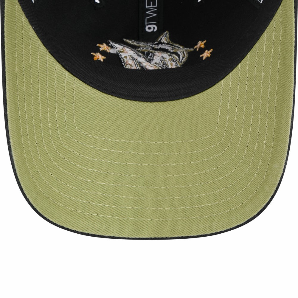 Miami Marlins New Era Women's 2024 Armed Forces Day 9TWENTY Adjustable Hat - MLB