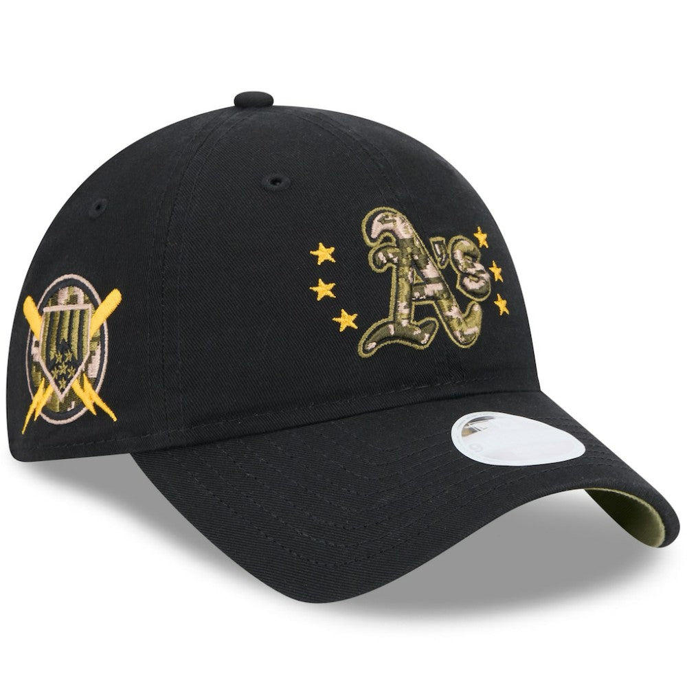Athletics New Era Women's 2024 Armed Forces Day 9TWENTY Adjustable Hat - MLB