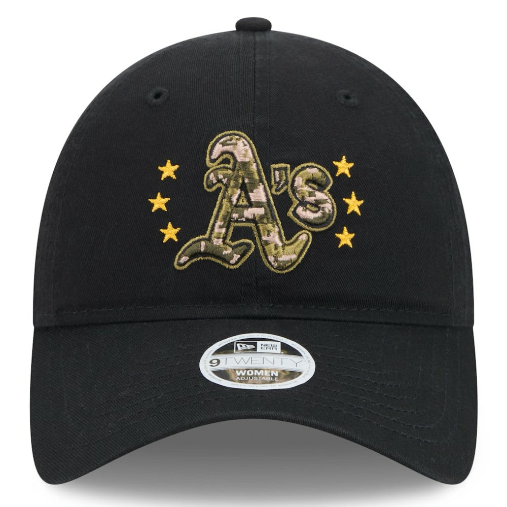 Athletics New Era Women's 2024 Armed Forces Day 9TWENTY Adjustable Hat - MLB