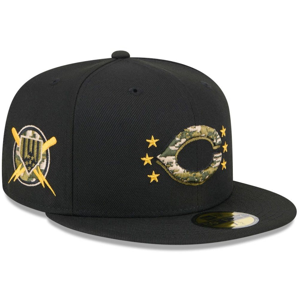 Cincinnati Reds New Era 2024 Armed Forces Day On-Field 59FIFTY Fitted Hat - MLB