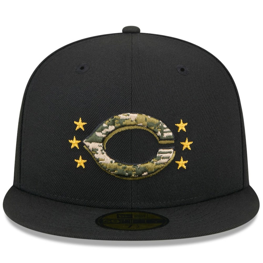 Cincinnati Reds New Era 2024 Armed Forces Day On-Field 59FIFTY Fitted Hat - MLB