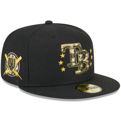 Tampa Bay Rays New Era 2024 Armed Forces Day On-Field 59FIFTY Fitted Hat - MLB