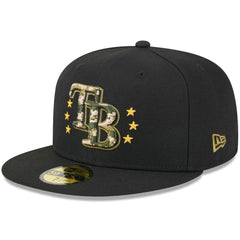 Tampa Bay Rays New Era 2024 Armed Forces Day On-Field 59FIFTY Fitted Hat - MLB