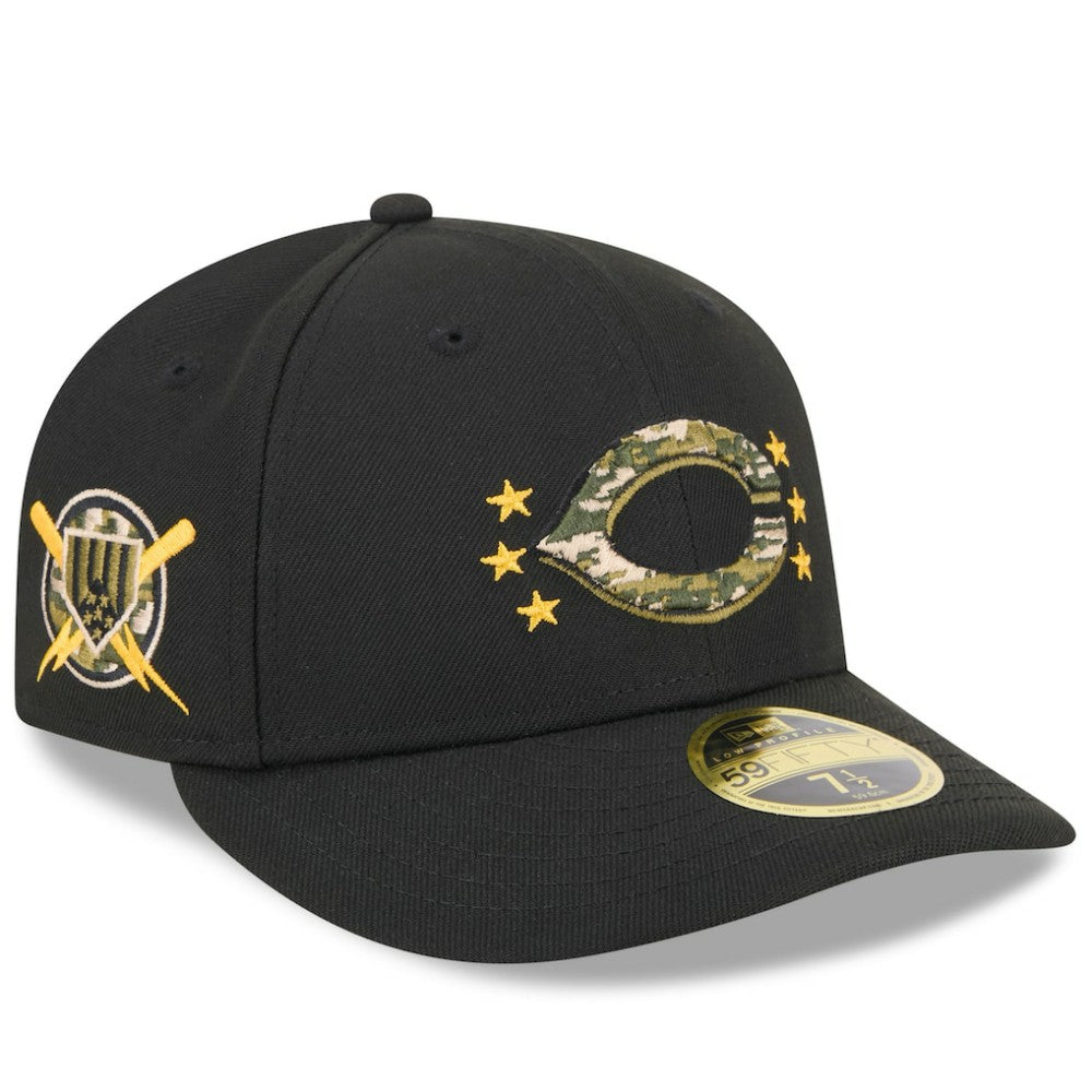 Cincinnati Reds New Era 2024 Armed Forces Day Low Profile 59FIFTY Fitted Hat - MLB
