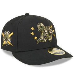 Athletics New Era 2024 Armed Forces Day Low Profile 59FIFTY Fitted Hat - MLB