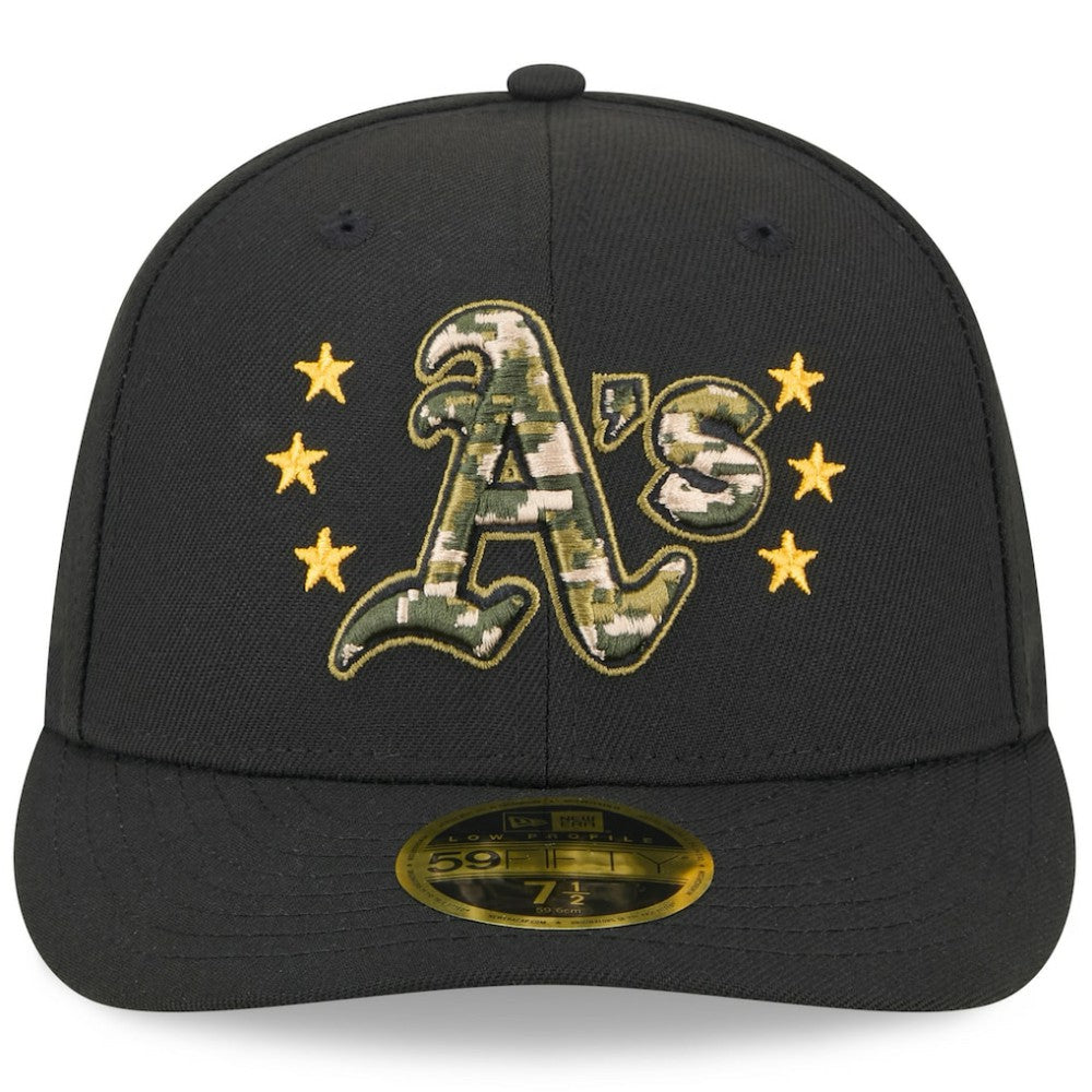 Athletics New Era 2024 Armed Forces Day Low Profile 59FIFTY Fitted Hat - MLB