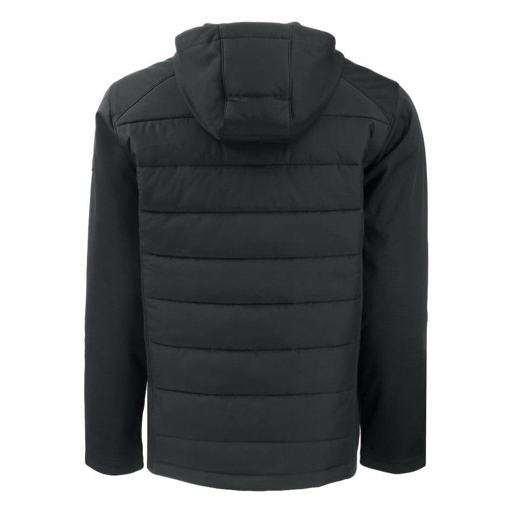 San Francisco Giants Cutter & Buck Big & Tall Evoke Hybrid Eco Softshell Recycled Full-Zip Hoodie - MLB