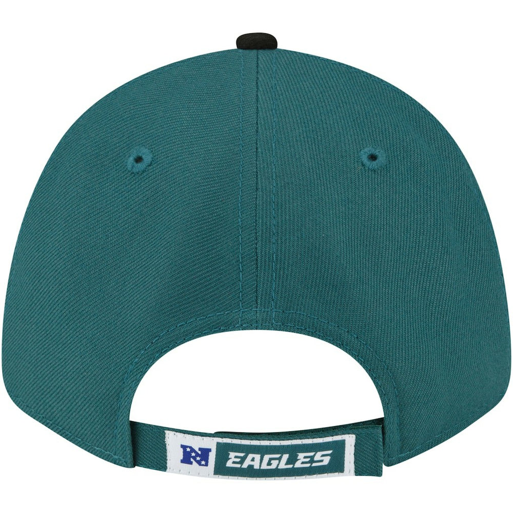 Philadelphia Eagles New Era The League Two-Tone 9FORTY Adjustable Hat Midnight Green/Black | NFL