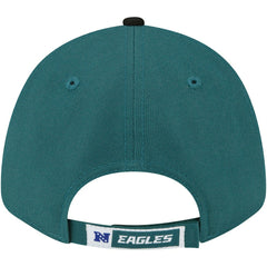 Philadelphia Eagles New Era The League Two-Tone 9FORTY Adjustable Hat Midnight Green/Black | NFL