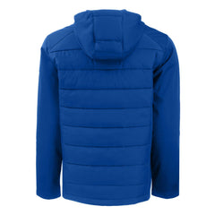 New York Mets Cutter & Buck Evoke Hybrid Eco Softshell Recycled Full-Zip Hoodie - MLB