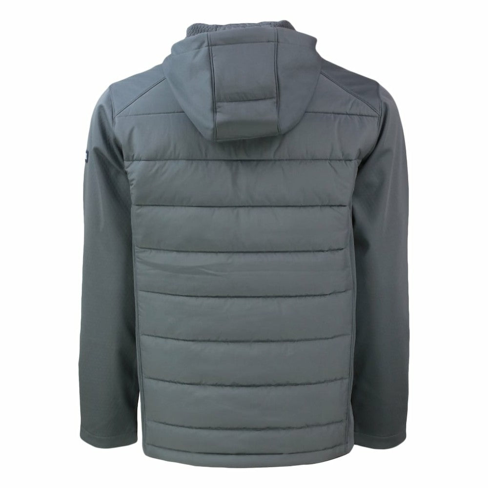 New York Yankees Cutter & Buck Evoke Hybrid Eco Softshell Recycled Full-Zip Hoodie - MLB