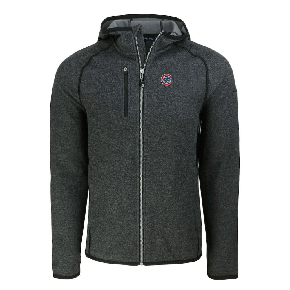 Chicago Cubs Cutter & Buck Mainsail Full-Zip Hooded Jacket - MLB