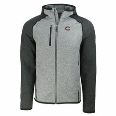 Cincinnati Reds Cutter & Buck Mainsail Full-Zip Hooded Jacket - MLB