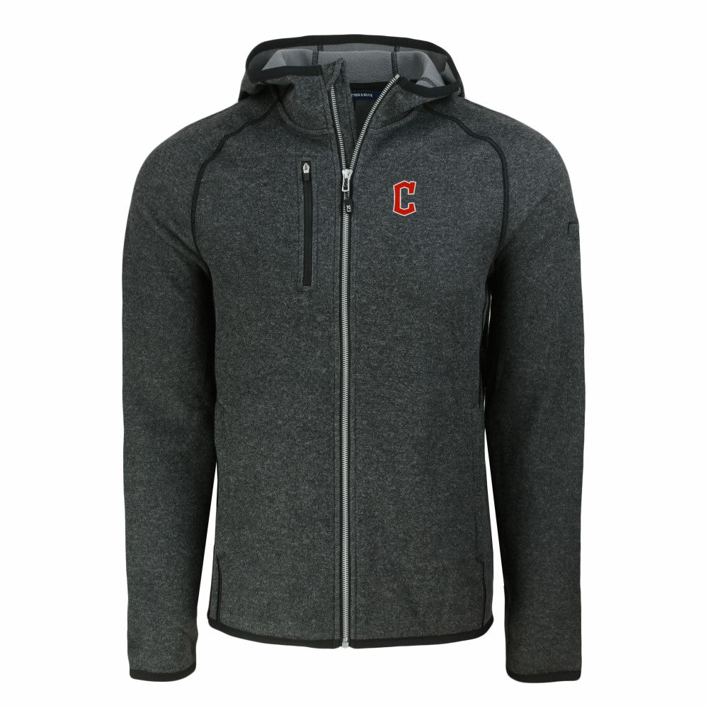 Cleveland Guardians Cutter & Buck Mainsail Full-Zip Hooded Jacket - MLB