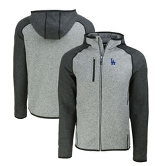 Los Angeles Dodgers Cutter & Buck Mainsail Full-Zip Hooded Jacket - MLB